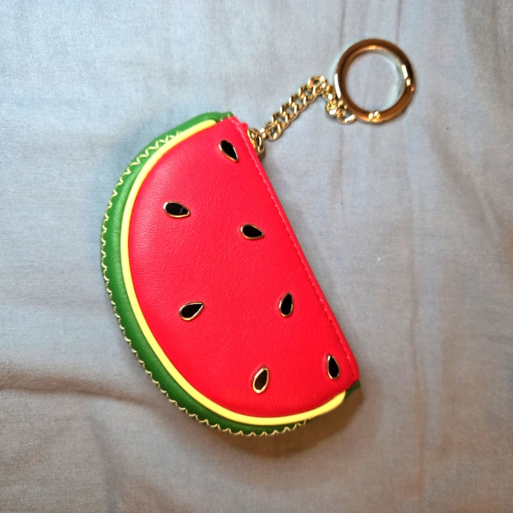 Kate Spade Slice Watermelon Coin Purse Novelty Multicolor